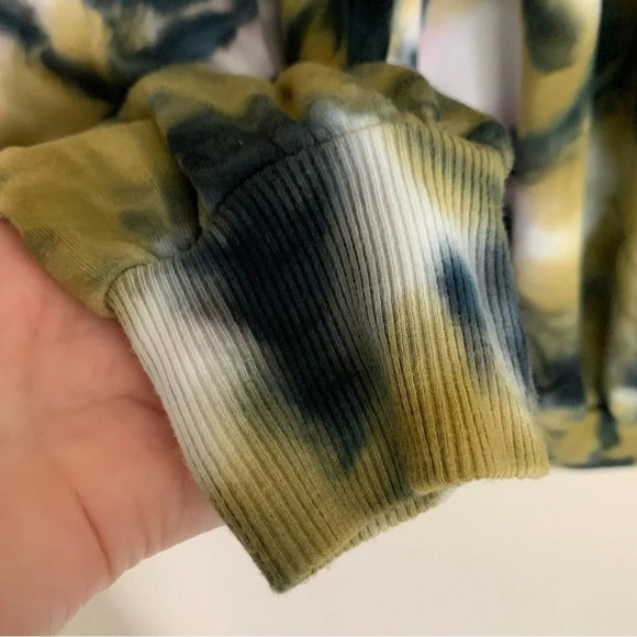 Young Fabulous  & Broke Tie Dye Off The Shoulder Oversized Sweater XS - Picture 5 of 10